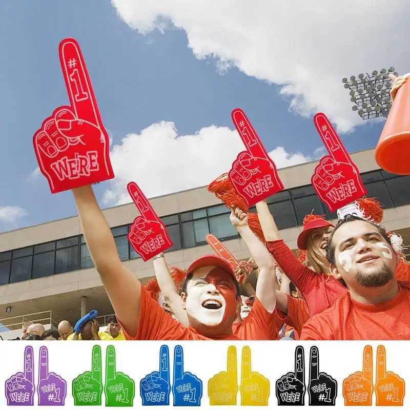 Finger Foams Universal Large Foams Fingers Cheerleading Props Hand Sports Favors Cheering Palm Party PropsW250121