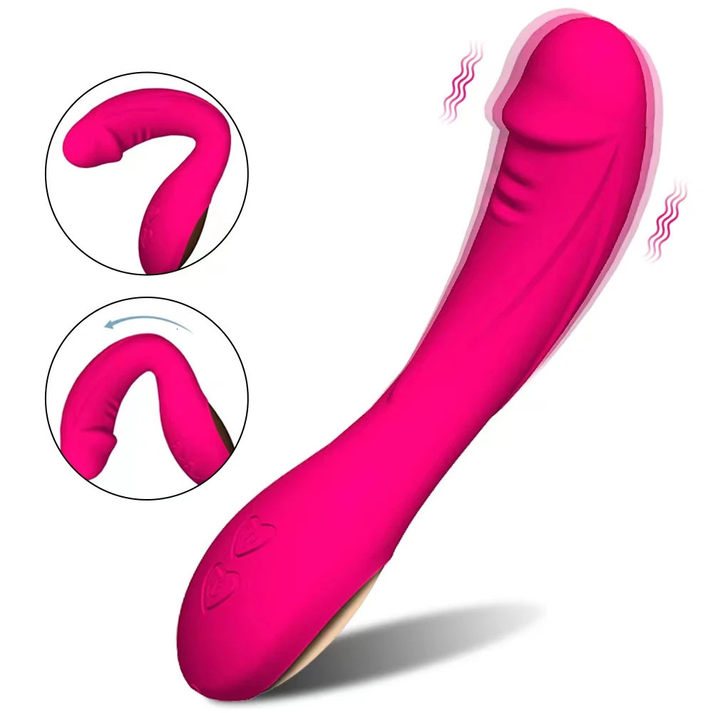 Dildo G-spot Vibrator for Women Powerful Vagina Clitoris Stimulator Soft Skin Feeling Sex Erotic Toys Products for Adults 250114