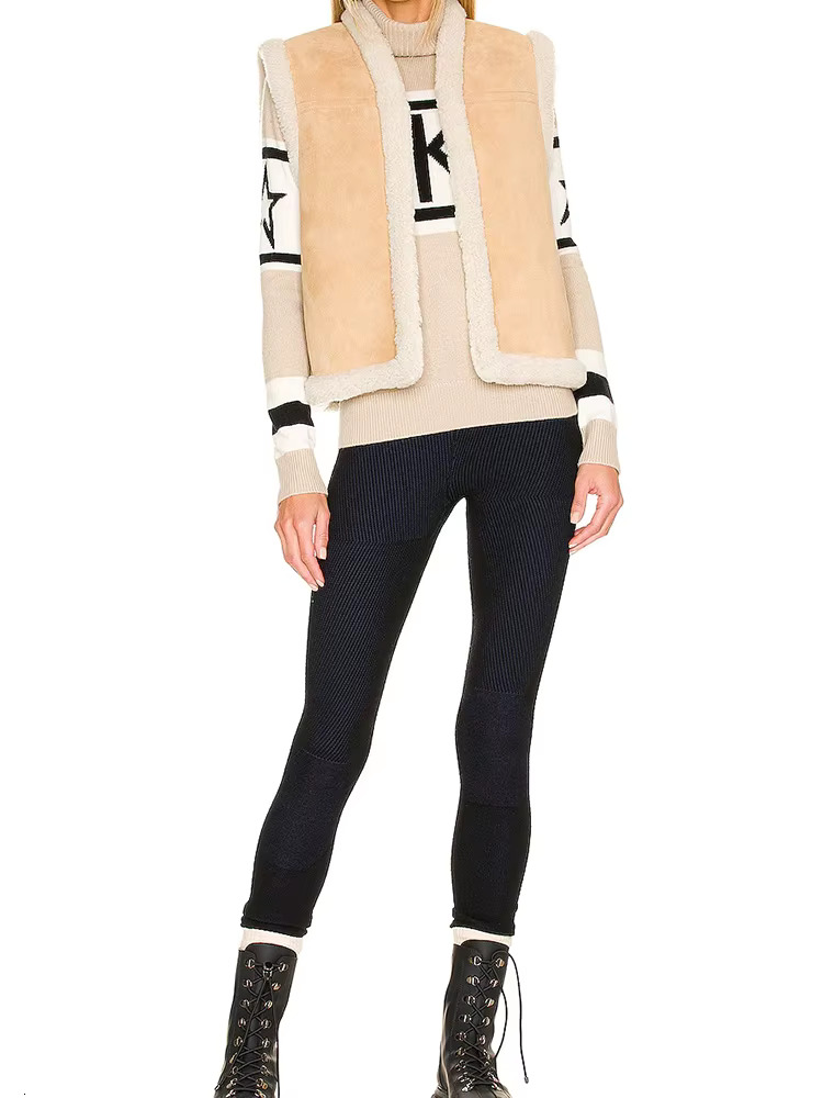 Haruku Autumn/Winter Warm New Jacquard Knitted Letter Star Stripe Fashion High Collar Slimming Women's Sweater