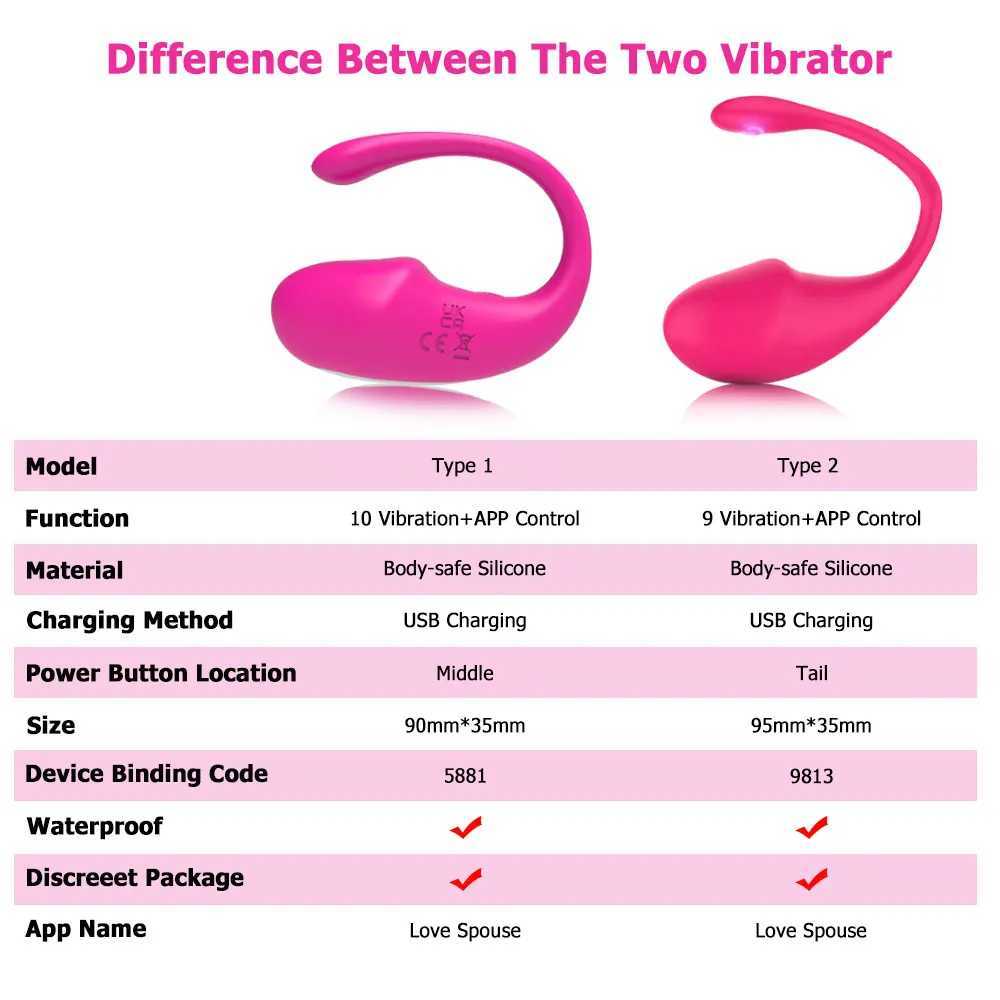 Application remote control G-spot vibrator long-distance Bluetooth wearable charging adult sex toy 9 vibration W250117