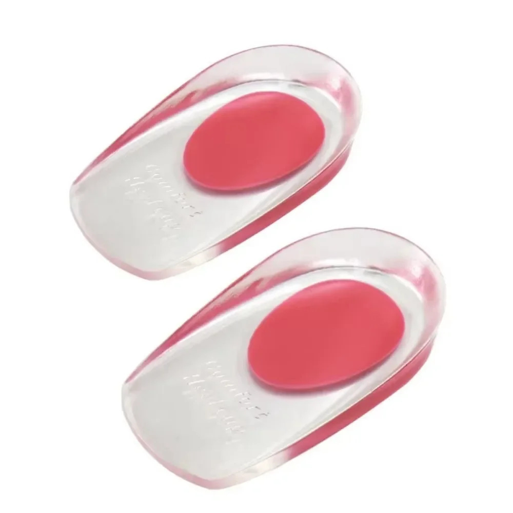2pcs Silicone Gel Insoles for Plantar Fasciitis Heel Spur U-shaped Pain Relief Protective Inserts Soft Pads for Men Women 250121
