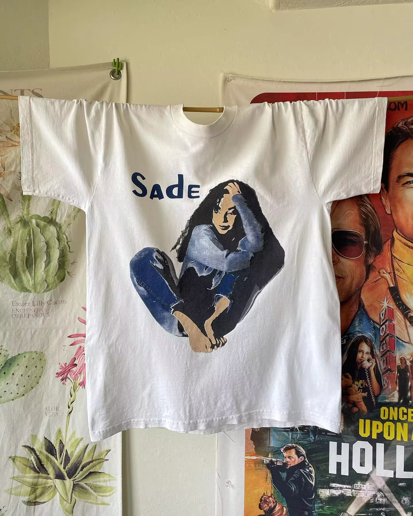 SADE Y2K Vintage Harajuku Streetwear Print Oversized T Shirt Goth Casual Loose Short Sleeve Hiphop Tops Men Women Clothes tees 250122