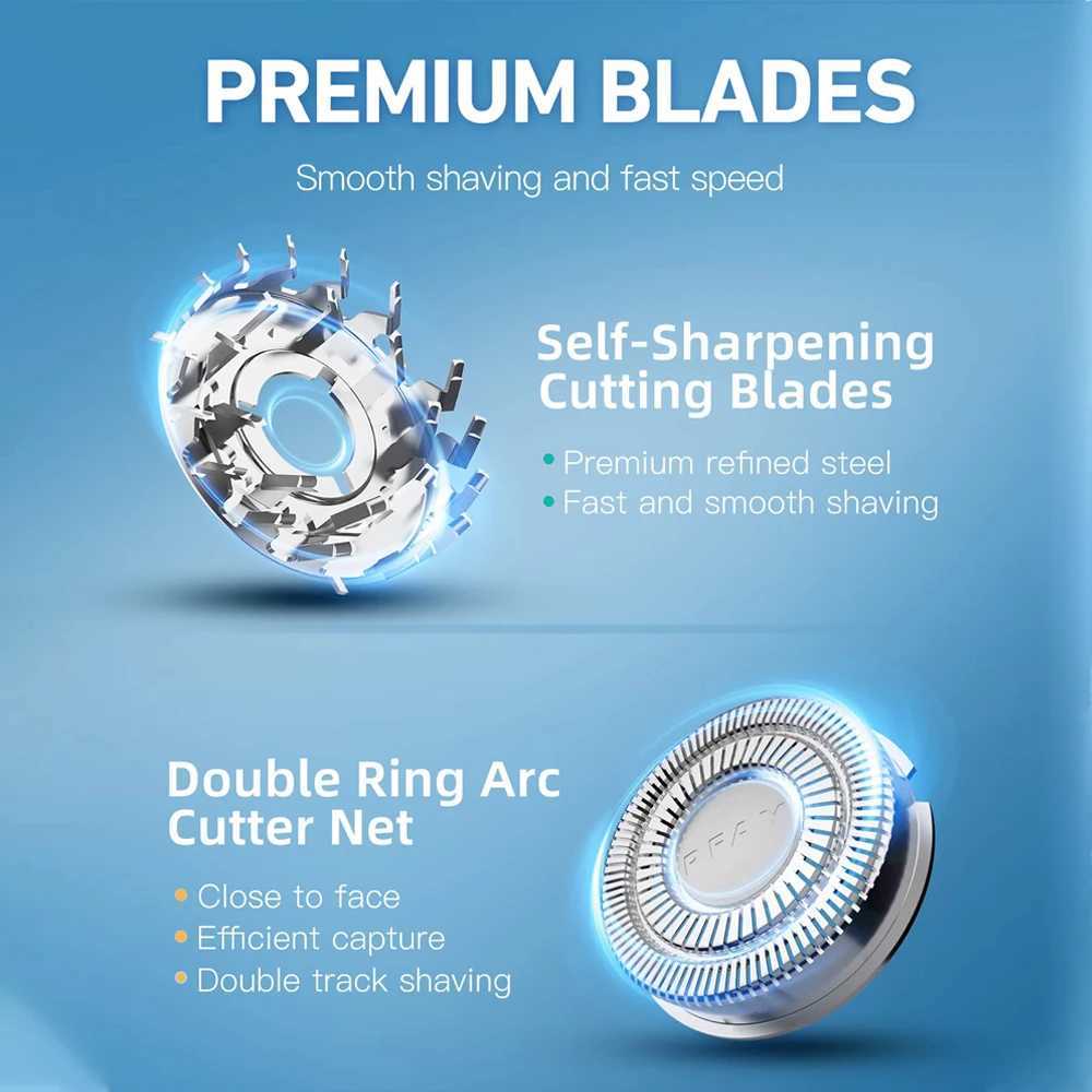 PFAY PA268 Mini Electric Shaver Mens Electric Shaver Whisker Mane IPX7 Washable Rechargeable Whisker TrimmerW250117