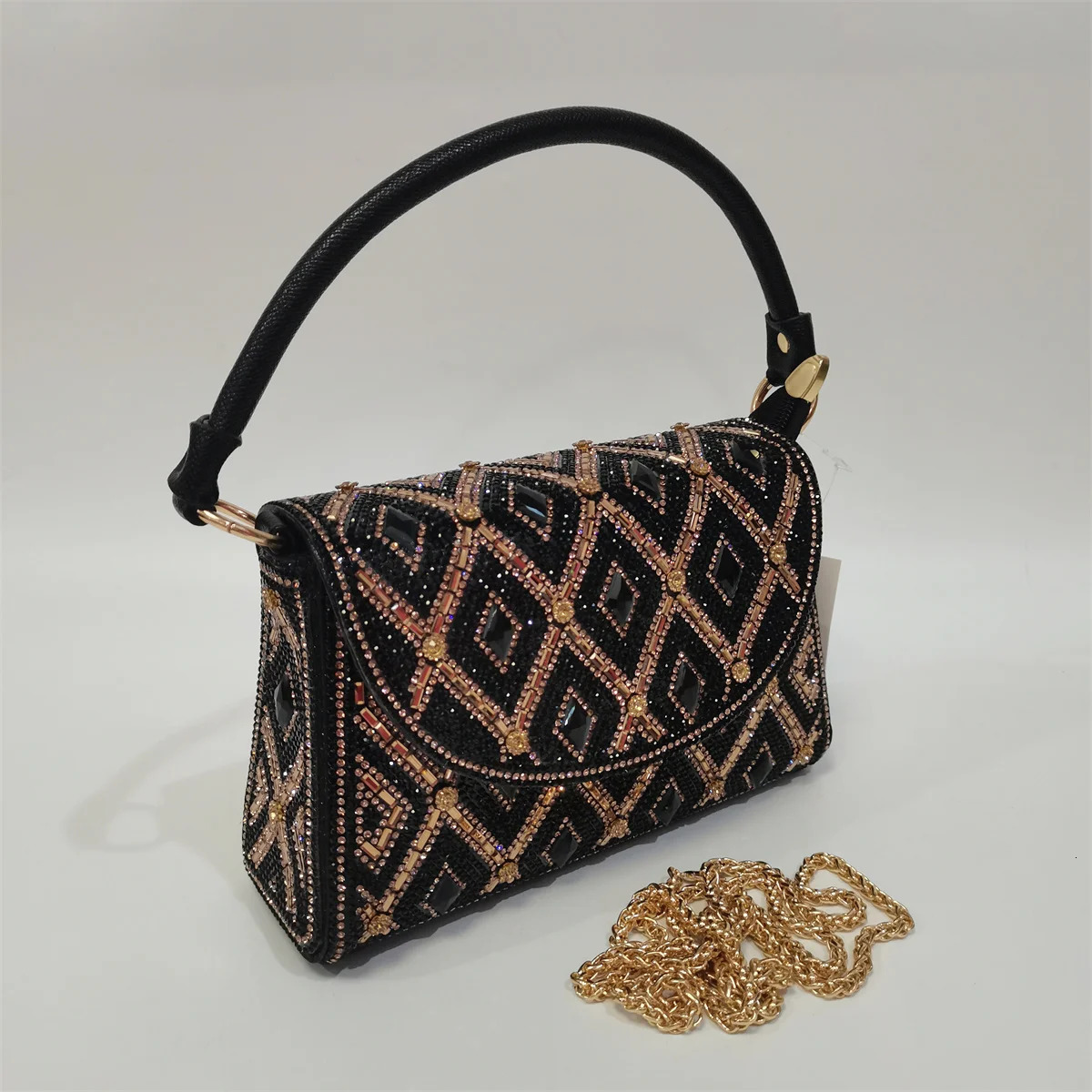 2024 Womens Evening Bag Womens Fashion Rhinestone Bag Party and High Quality Gift Clutch 110-1 250120