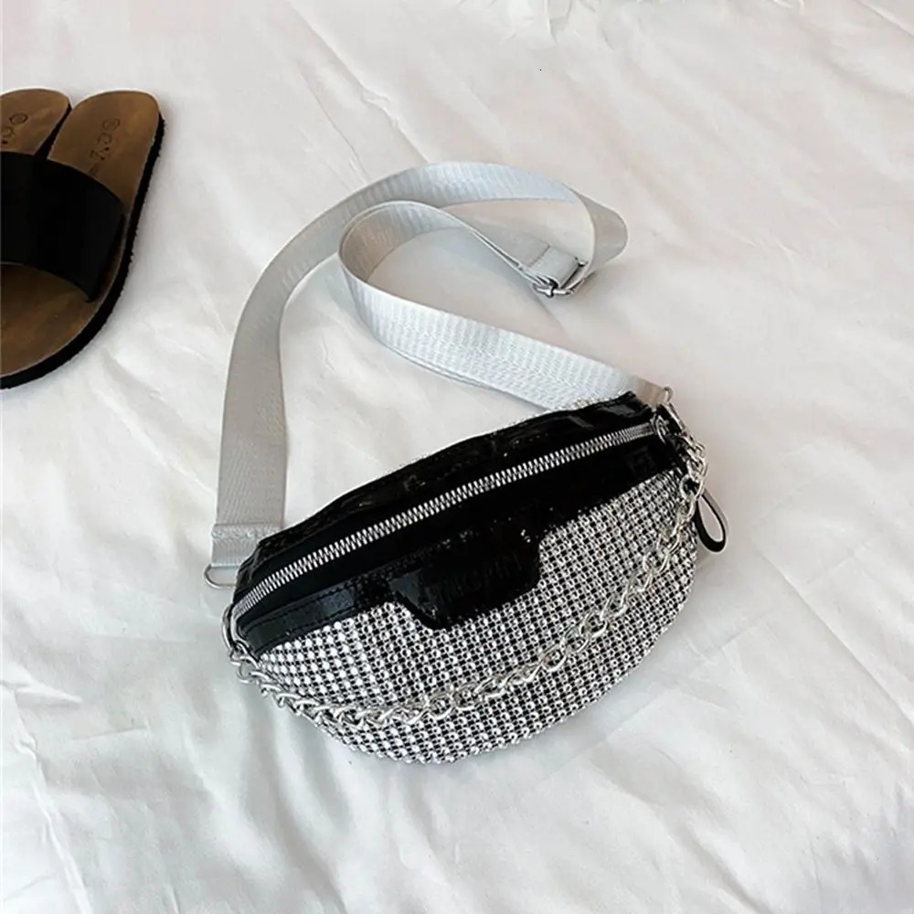 Casual Rhinestones Waist Pack Shiny Crystal Fanny Packs Crossbody Bags Evening 250122