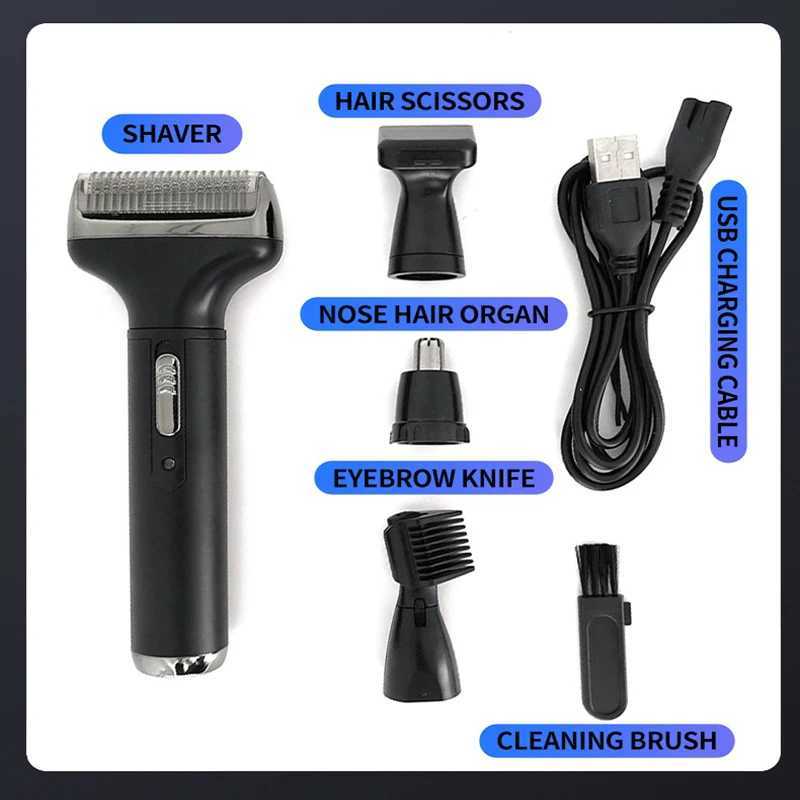 Original Fang 3025 Electric Shavers Men Waterproof Wet Dry Use Trimmer Razor Rechargeable Battery Shavers Mane ShavingW250117