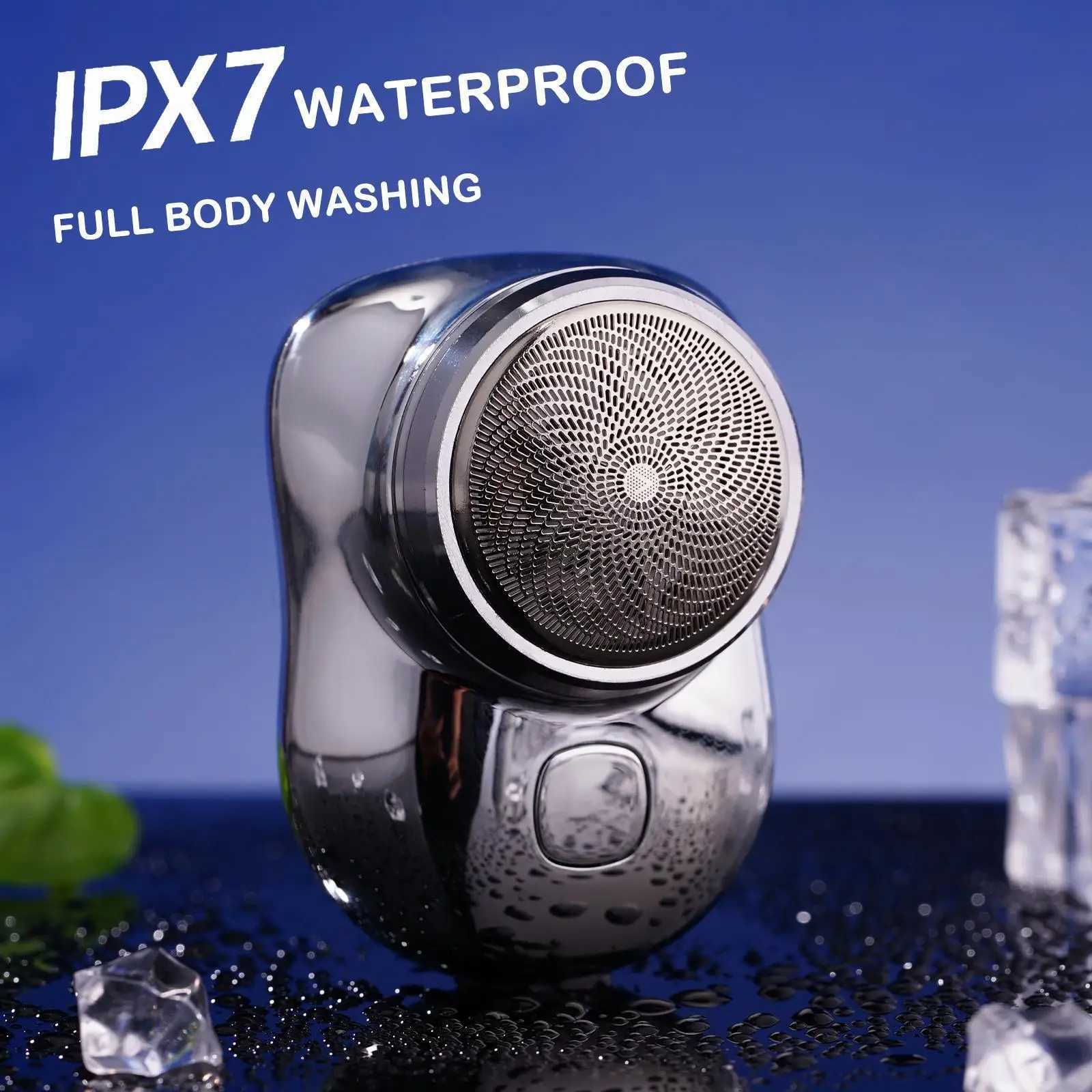 New portable mini light waterproof electric Zao shaver USB charging wet colorless facial beard shaver for family travelW250117