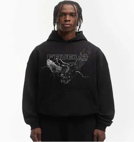 Retro gothic design pattern printed washed hoodie for men and women street aesthetic clothing plus size y2k casual punk top W250117