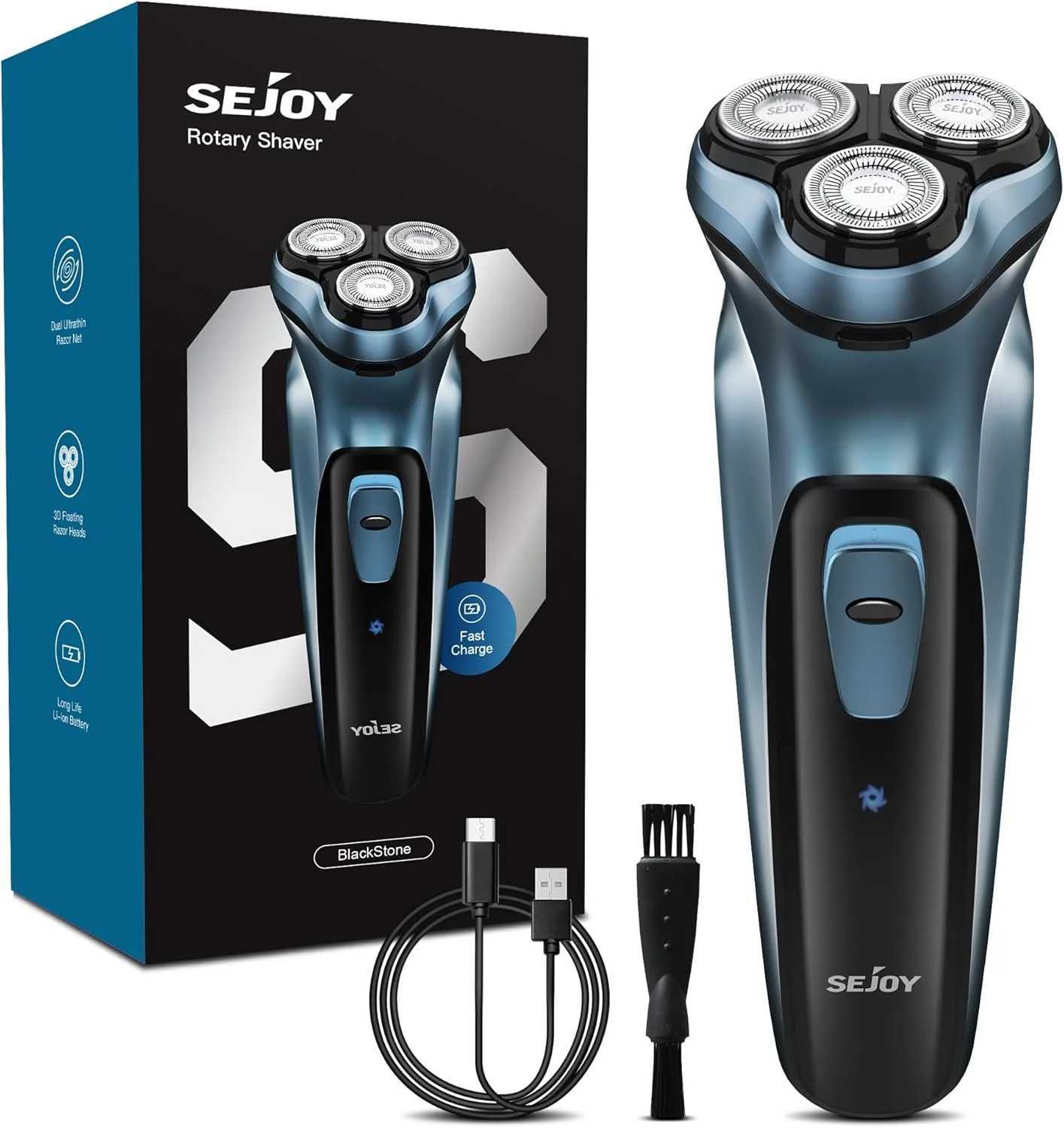 Sejoy Electric Razor for Men Rechargeable Electric Razor Shaving Manes Mens Electric ShaversW250117