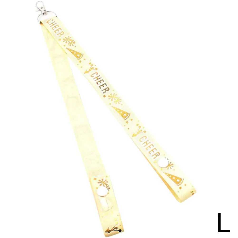 Pc Creative Glitter Ribbon Keychain Cheerleader Keychain Pendant Decorative Backpack Gifts Accessories V3K2W250121
