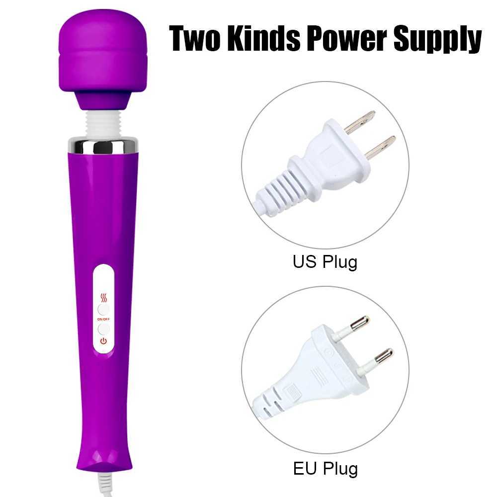 IKOKY Big Size G Spot Massage Clitoris Stimulator Sex Toys for Women AV Rod Stick Sex Products Magic Wand Massager Vibrator W250117