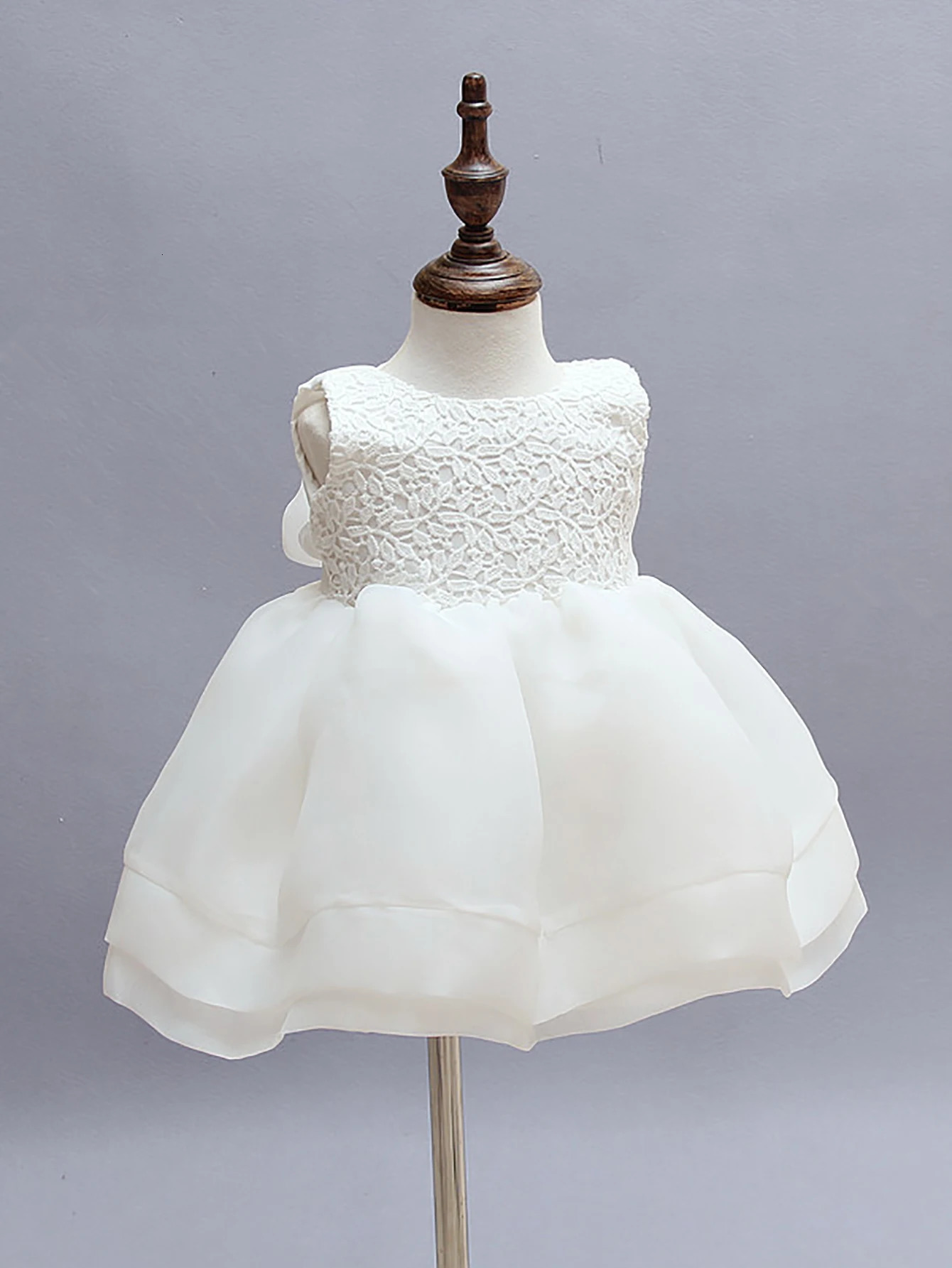 Lace Romper Dress Baby Baptism Girls 1 Year Infant Christmas Dress Girl Baby Birthday Dress Bridesmaid Gown 250120