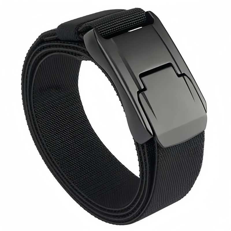 New Stretch Belt For Men and Women Quick Release Buckle Strong Real Nylon Unisex Elastic Belt Overalls Work Belt W250120