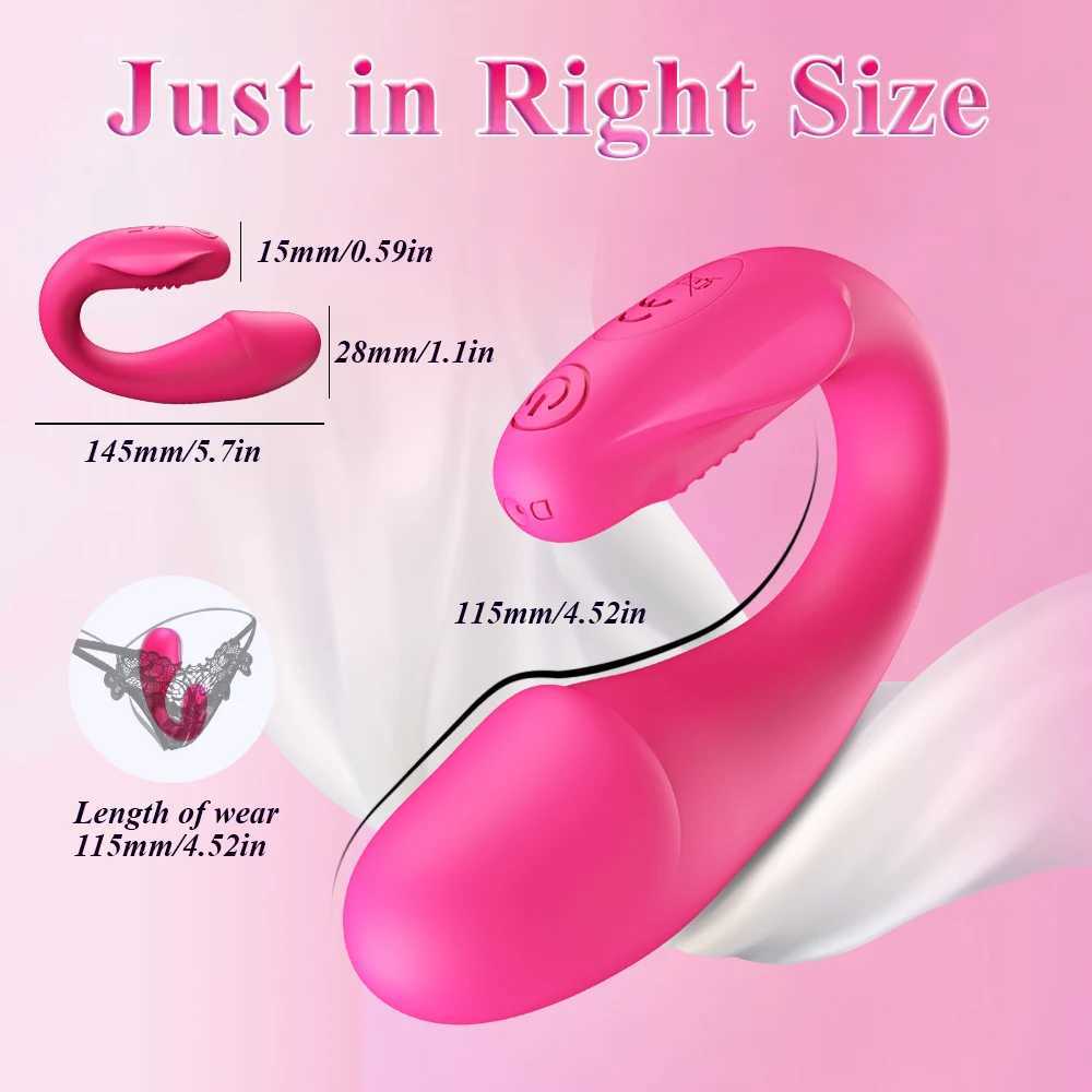 Wireless Bluetooth G Spot Vibrator for Women APP Control U Type Clitoris Stimulator Vagina Massagers Adult Sex Toys for Woman 18 W250117