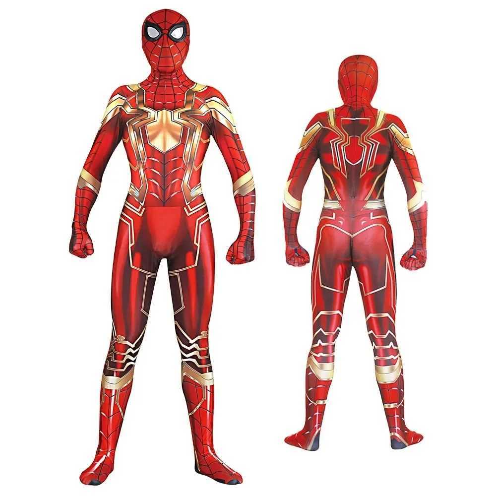 Spider Man Cosplay CoStume Zentai CoStume superhero Bodysuit Spandex Jumpsuit Suit for Child Kids Adult W250117