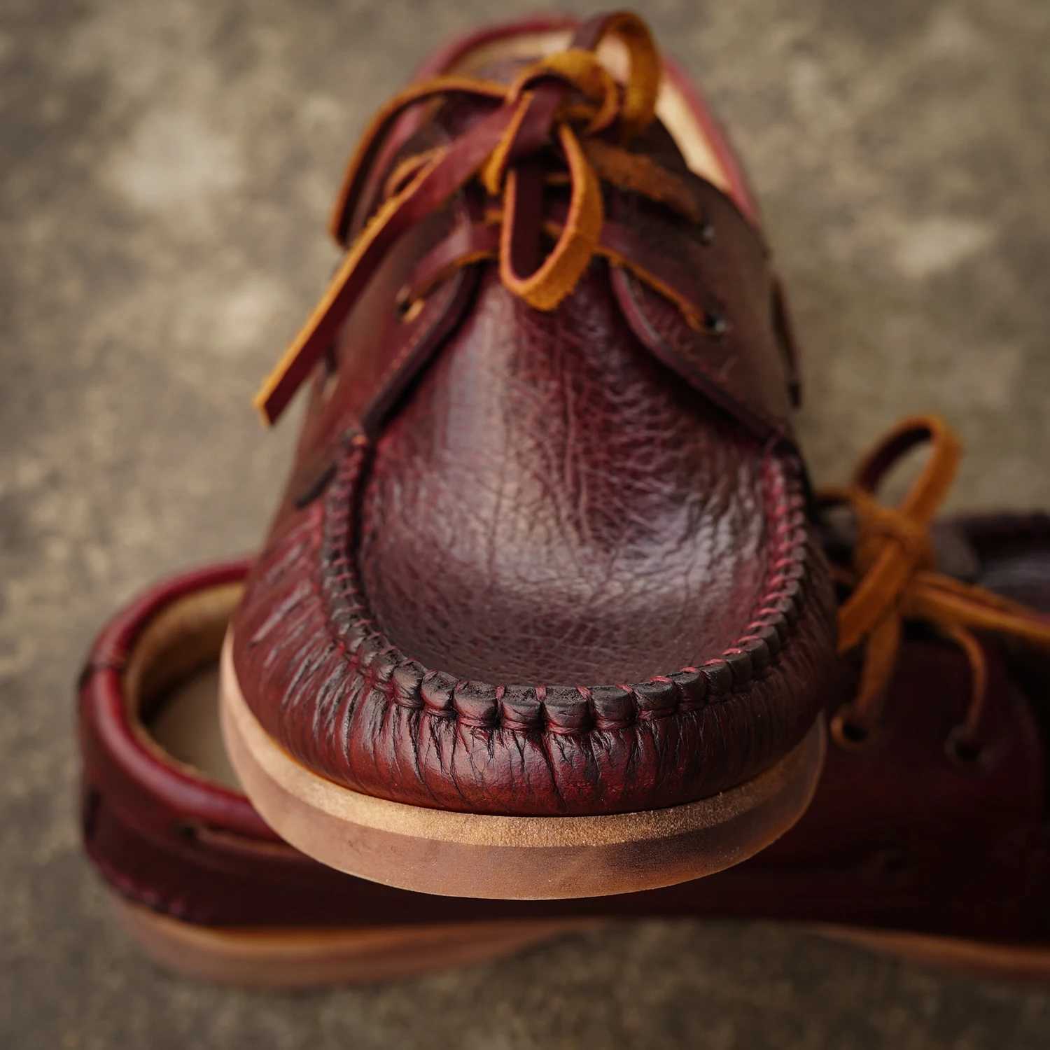 High Quality Turned Out Sewn Genuine Leather Boat Shoes Classic Loafers Vintage Hand Stihed Footwear Gentlemens Casual ShoeXJ250118