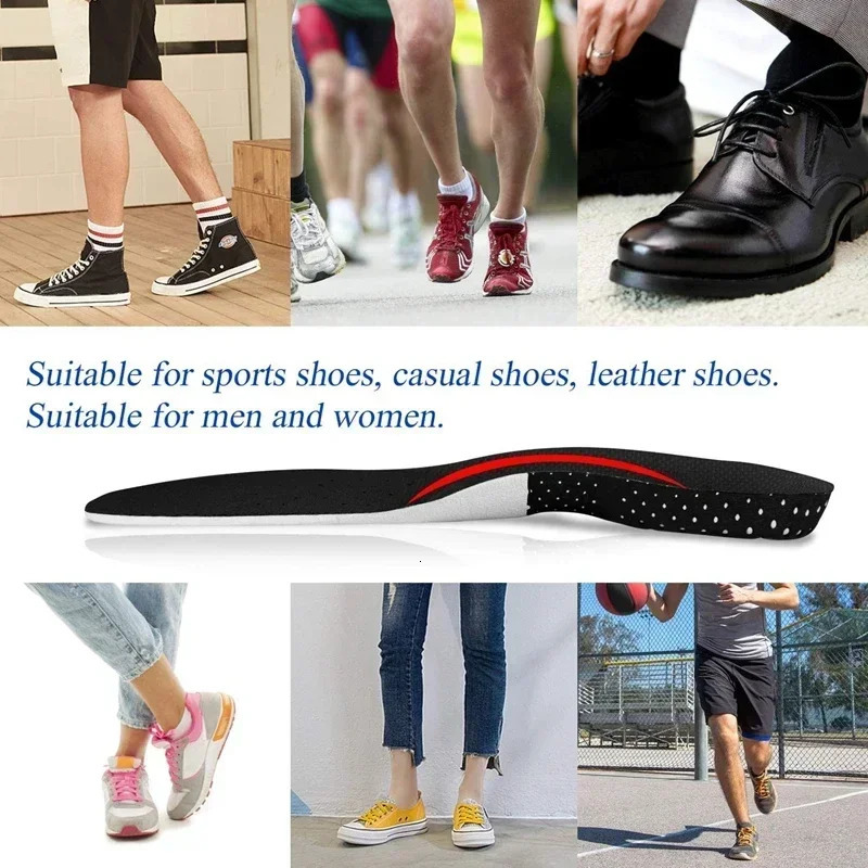 6Pcs Orthopedic Insoles for Feet Arch Support Plantar Fasciitis Orthopedic Insole Silicone Shock Absorbing Soft Running Cushion 250120