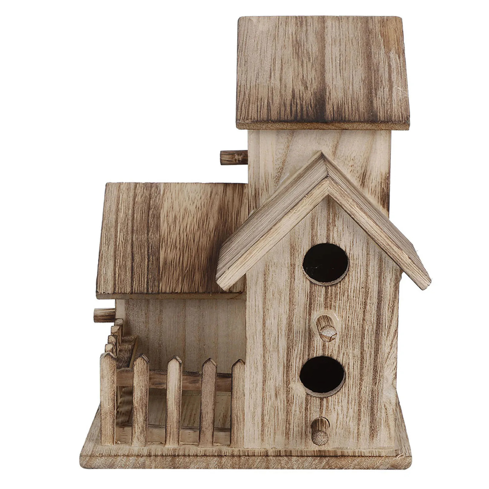 Wooden Birdhouse Small Outdoor Garden Bird Nesting Box Bird House Pet Supplies Decoration for Birds Swallows Parrots 250121