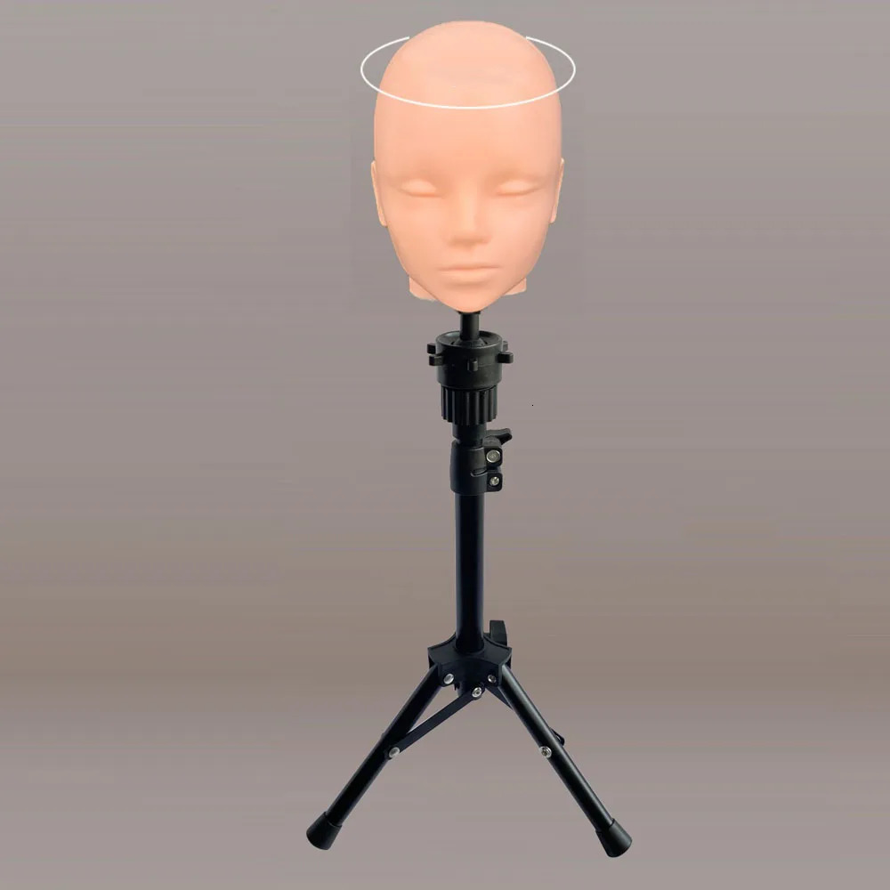 Wig Head Model Mannequin Dummy Wig Glasses Hat Display Stand Rack Hairpieces Stand Holder Head Model Wig Display with Stand 250114
