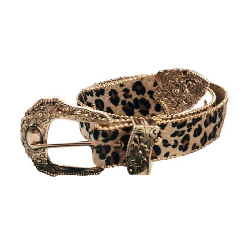 Subculture Belt 2000s Leopard Print Belt for Jeans Shorts Belt Women Waist Decors Pants Waist Belt Girl Waist Ornaments W250120