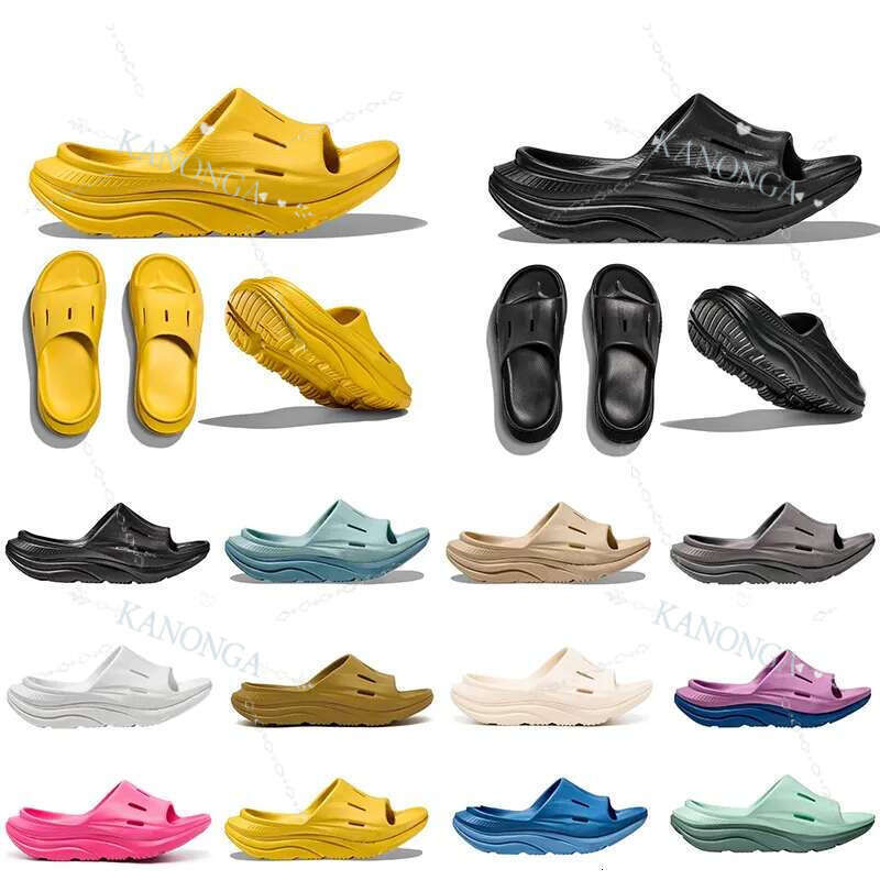 Sippers Orda Recovery Slide White Black Flat Slides Shoes One Dhgate Designer Slippers Women Men Sandals Beige Purple Pink Free People Beach Size 36-45