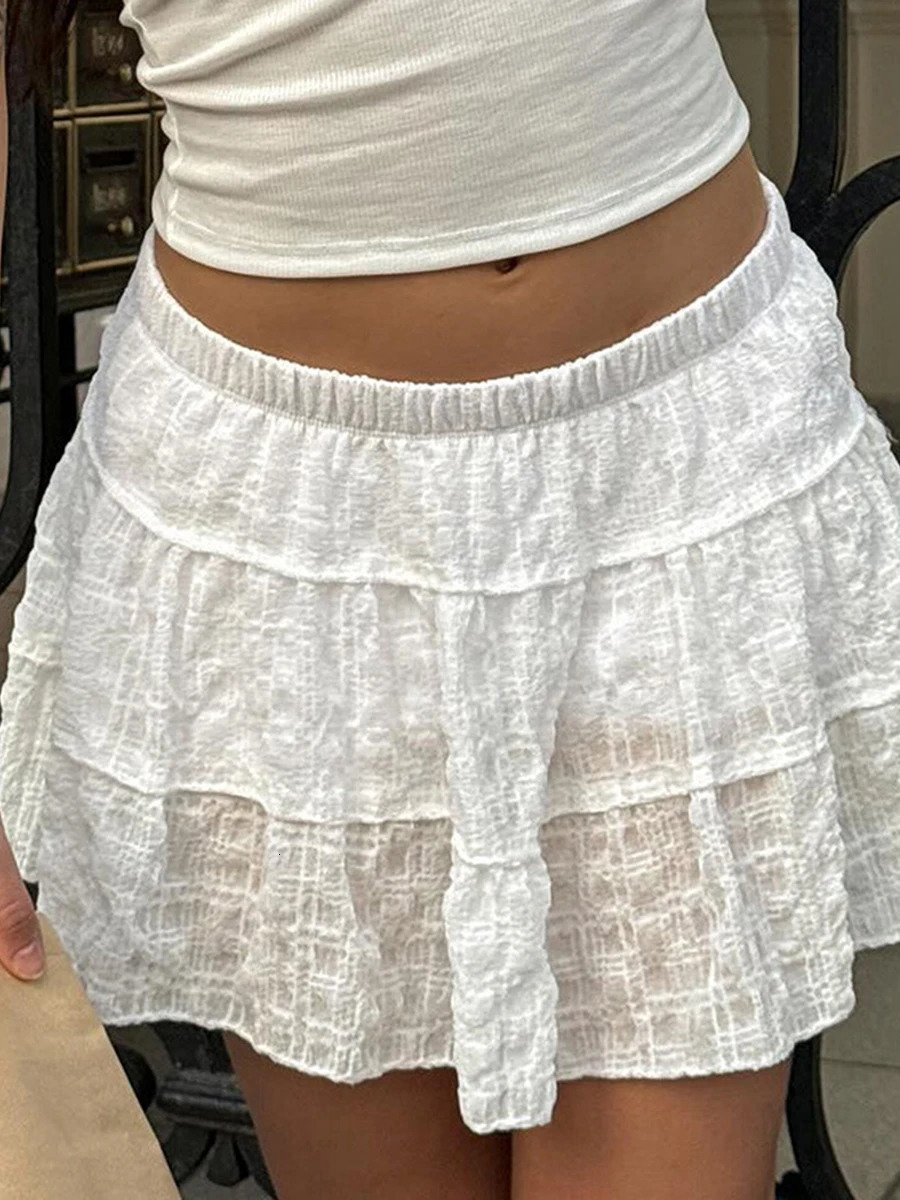 Women s Casual Floral Print High Waist ALine Skirt with Builtin Shorts for Summer Beach Vacation Outfits 250121
