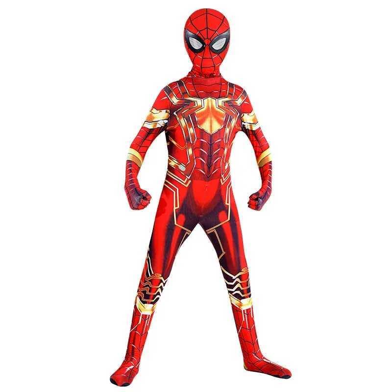 Spider Man Cosplay CoStume Zentai CoStume superhero Bodysuit Spandex Jumpsuit Suit for Child Kids Adult W250117