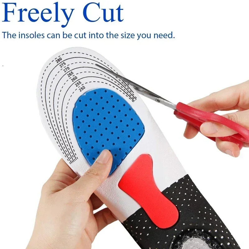6Pcs Orthopedic Insoles for Feet Arch Support Plantar Fasciitis Orthopedic Insole Silicone Shock Absorbing Soft Running Cushion 250120