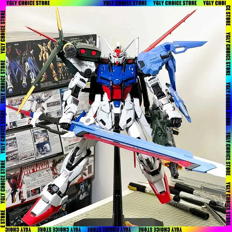 Anime Figure magic HG perfect attack assembly 1/144 model animation peripheral figure gift ornament robot warrior boy toys W250120