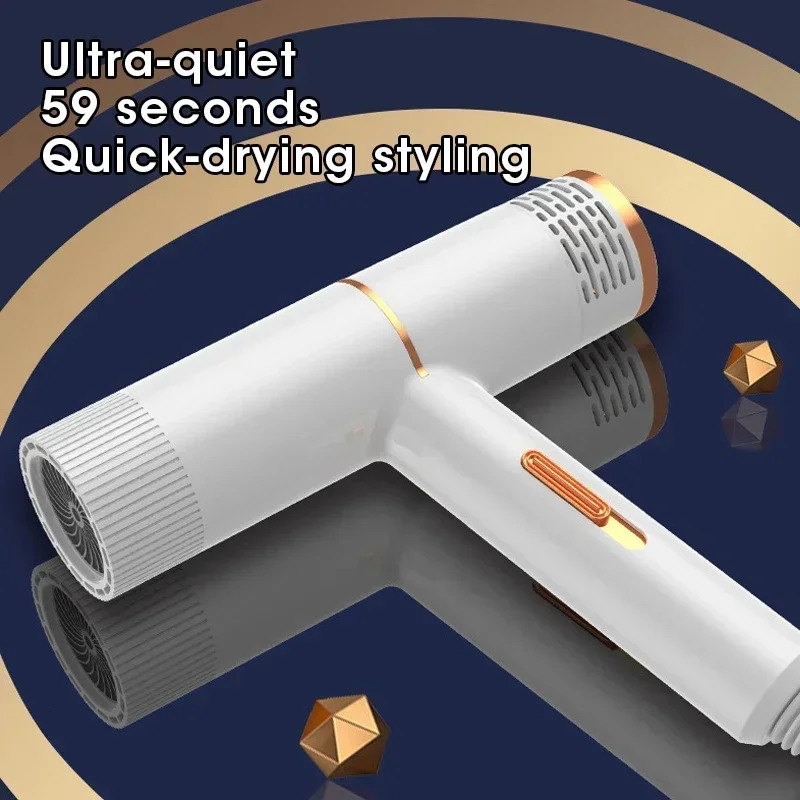 Professional Hair Dryer Strong Wind Salon Dryer Air and Cold Air Wind Negative Ionic Hammer Blower Dry Electric Hair Dryer 250114