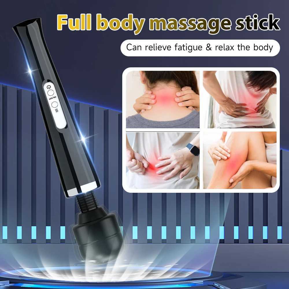 Powerful Magic Wand Vibrator Big AV G-spot Nipple Massager Vaginal Dildo Clitoral Stimulator Sex Toys for Adults Women Female W250117
