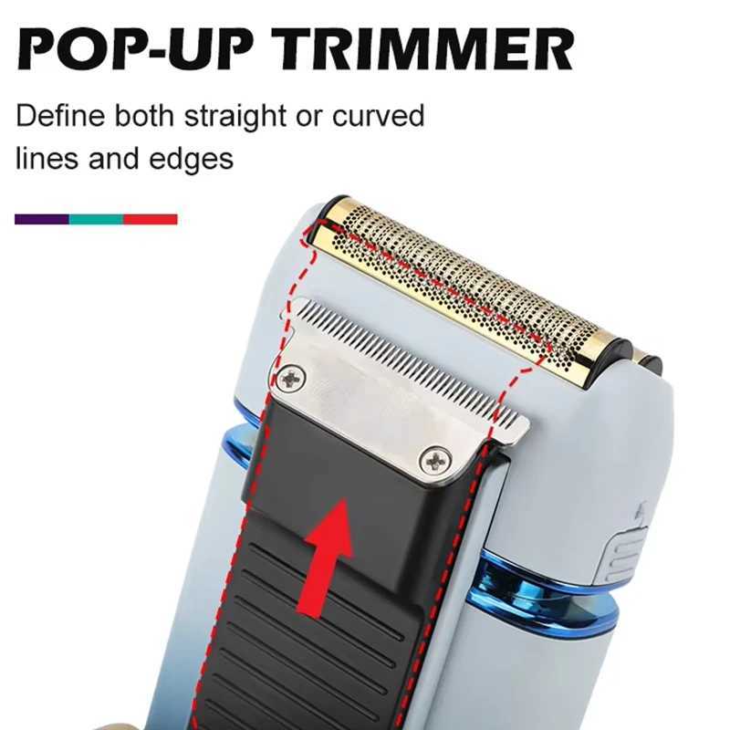 VGR Shaver For Men Rechargeable Hair Beard Razor Bald Head Shaving Waterproof Dual Electric Shaver V-362W250117