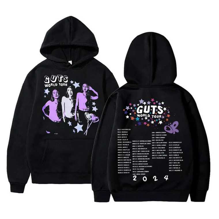Vampire Guts 2024 World Tour Mens Hoodie Retro Hip Hop Sportswear Unisex Casual Super Big Hoodie Y2K Street Clothing W250117