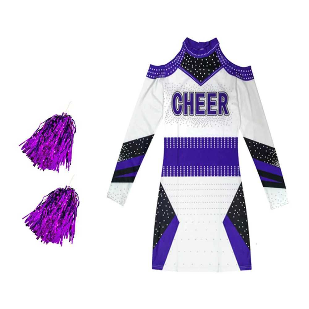 Cheerleading Outfit School Boy Girls Cosplay Dance Costume Competition Dress Team Performance Gymnastics Uniforms Games SkirtsW250121