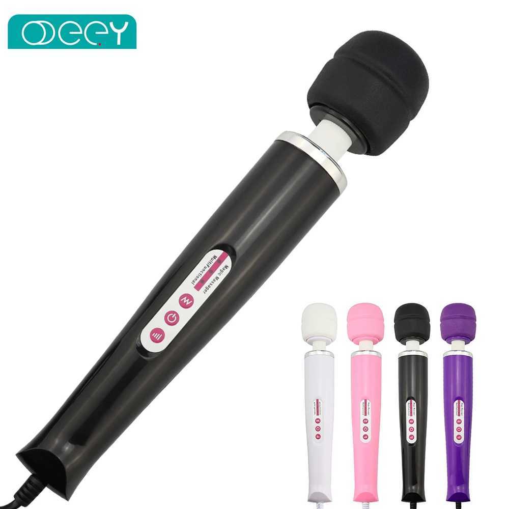 Powerful Magic Wand Vibrator Big AV G-spot Nipple Massager Vaginal Dildo Clitoral Stimulator Sex Toys for Adults Women Female W250117