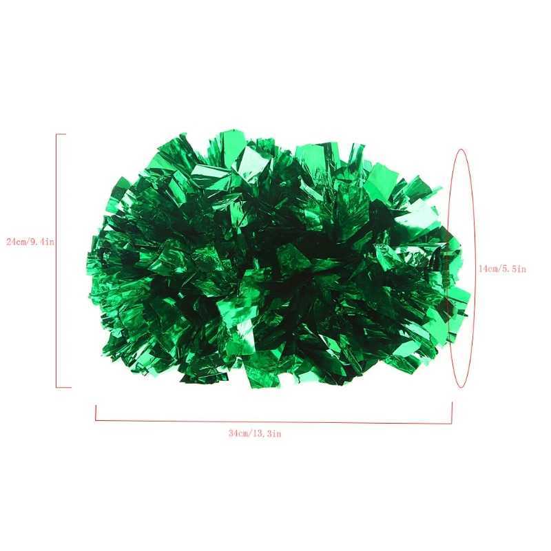 Cheerleader Cheerleading Pom Poms Plastic Handheld Cheerleader Poms for Sports Meet Team Spirit Cheering Party Dance G99DW250121
