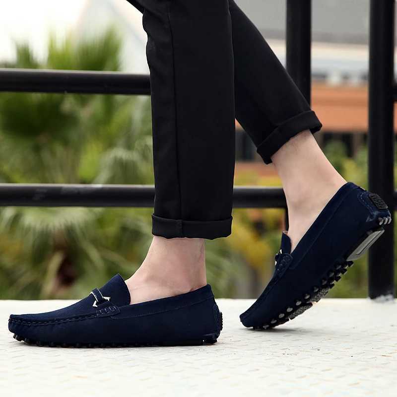 Leather Men Fi Business Shoes New Men Loafers Lightweight Mens Slip Shoes 2024 Handmade All-mah for Men Driving ShoesXJ250118