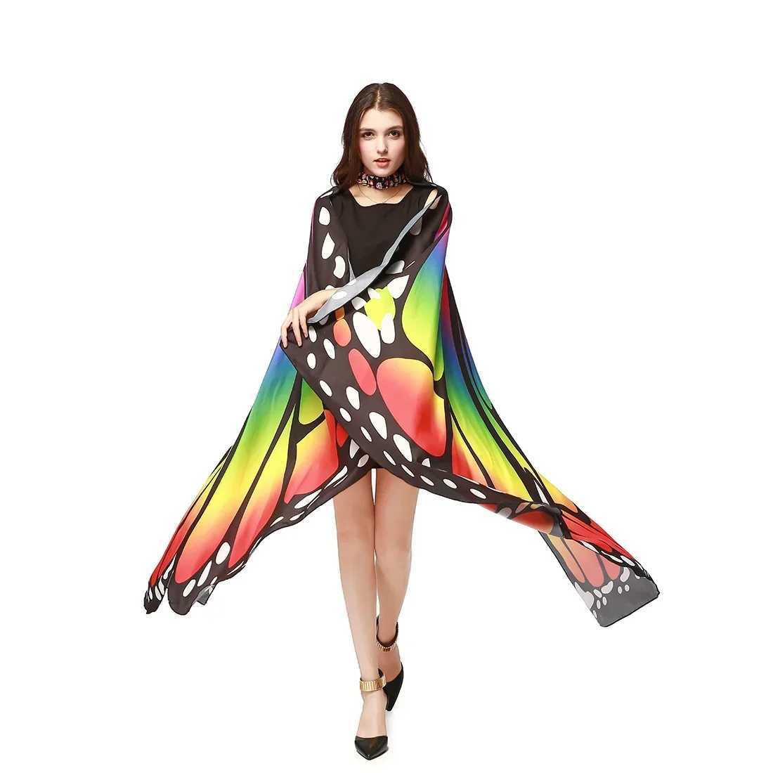 anime Butterfly Wings for children Women Halloween Costume Adult Costume Cosplay Woman Cape Butterfly Costume cosplay costumes W250117