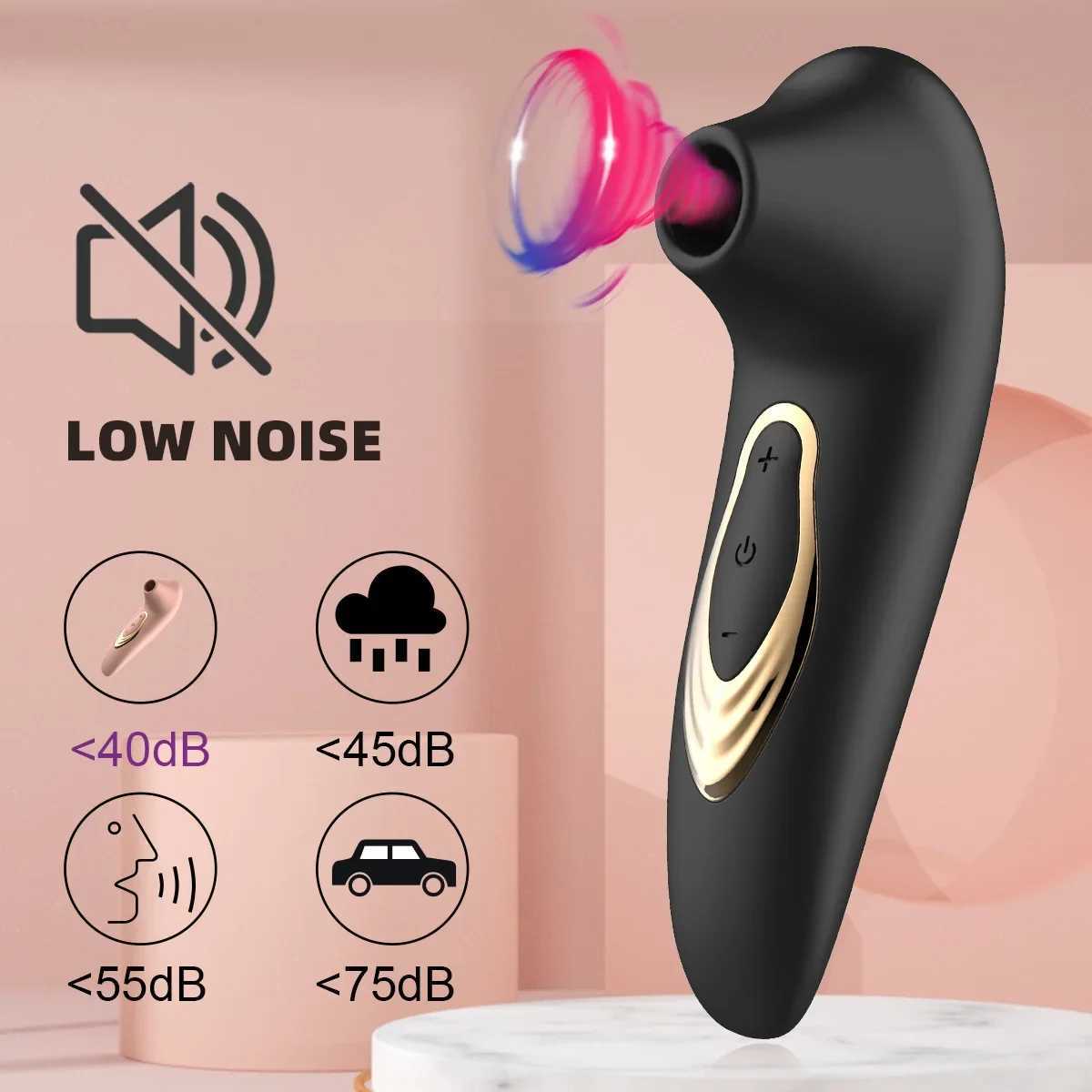 Clitoris Sucking Vibrator for Women Vacuum Sucker Nipple Suction Stimulator 5 Modes Vibrating Oral Sucking Clit Female Sex Toy W250117