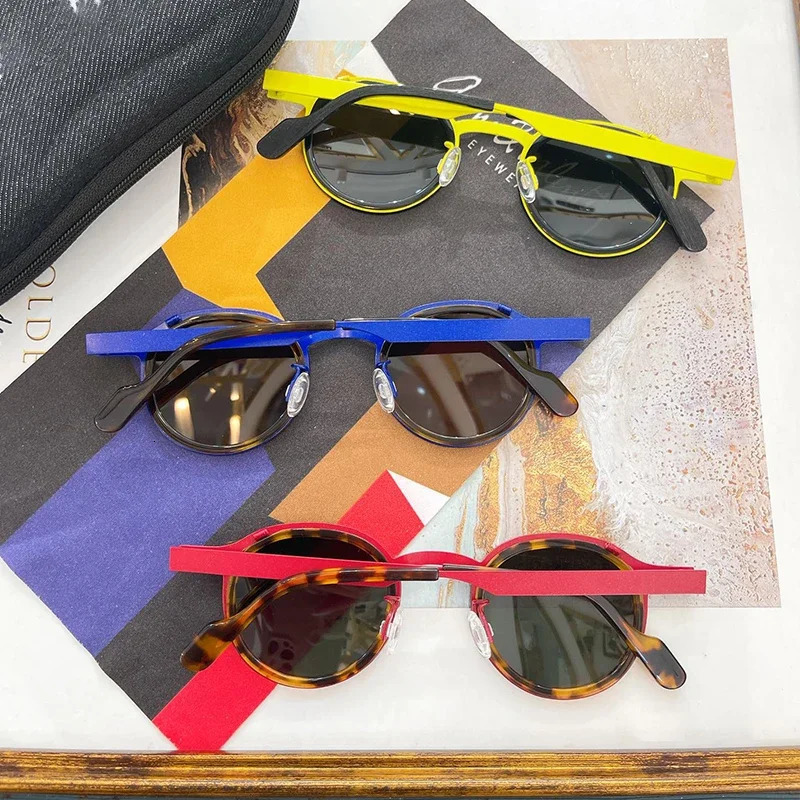 Vintage Sunglasses Round Sunglass Sun Glasses for Men Zonnebril Voor Mannen Glasses Men Women Sunglasses 250117