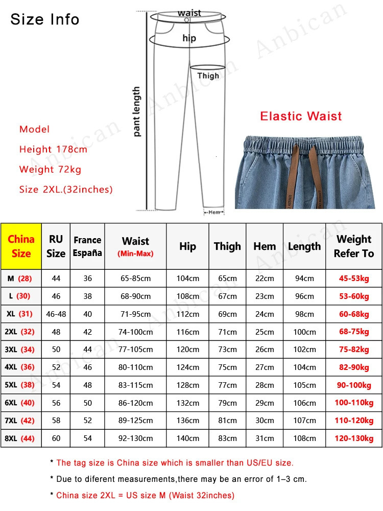 Autumn Mens Cargo Jeans Big Size 8XL 7XL 6XL String Banding Cotton Wide Leg Denim Pants Straight Baggy Jean Trousers 250121