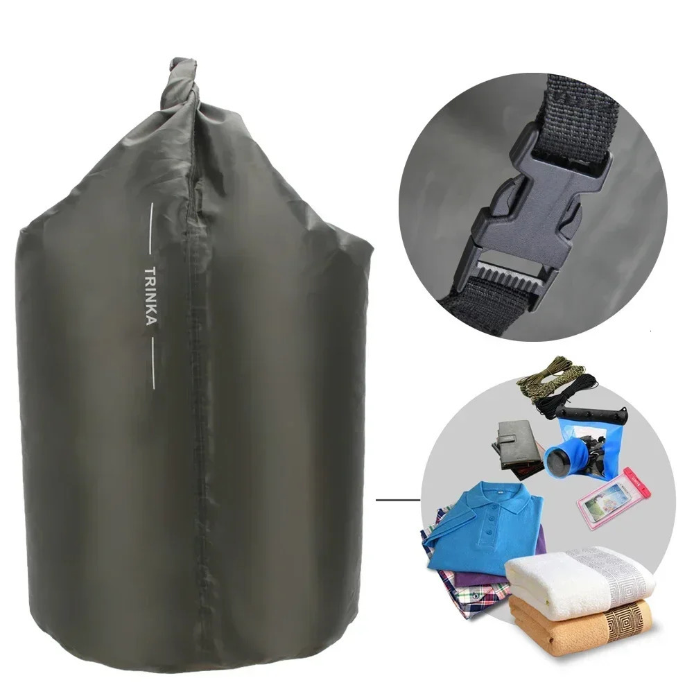 8L 40L 70L Dry Bag Swimming Waterproof Bags Sack Floating Gear For Boating Kayaking Fishing Rafting 250121