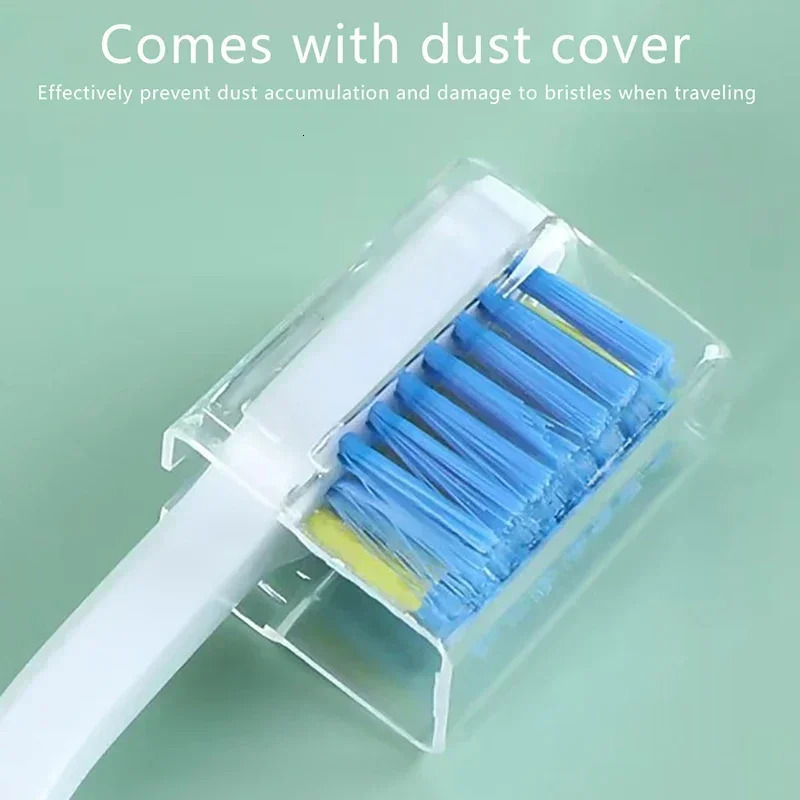 1 Pcs Deeply Clean Orthodontic Braces Adult Toothbrushes Dental Soft Toothbrush With Dust Cover 250115