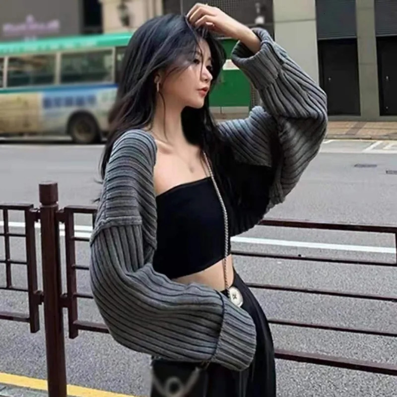 Open Front Solid Color WomenBolero Shrug Cardigan Cropped Casual Bolero for Everyday Date Nights Parties 250109