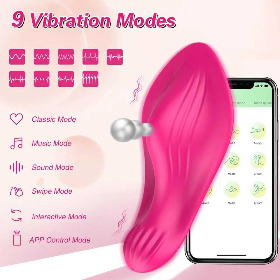 Wearable vibrator suitable for women Bluetooth control egg click stimulator magnetic wear vibration female masturbation toy adult W250117