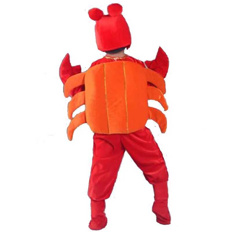 Kids Kid Halloween Party Cosplay Cartoon Crab Lobster Costume Clothing Jumpsuit hat shoes For Boys Girls W250117