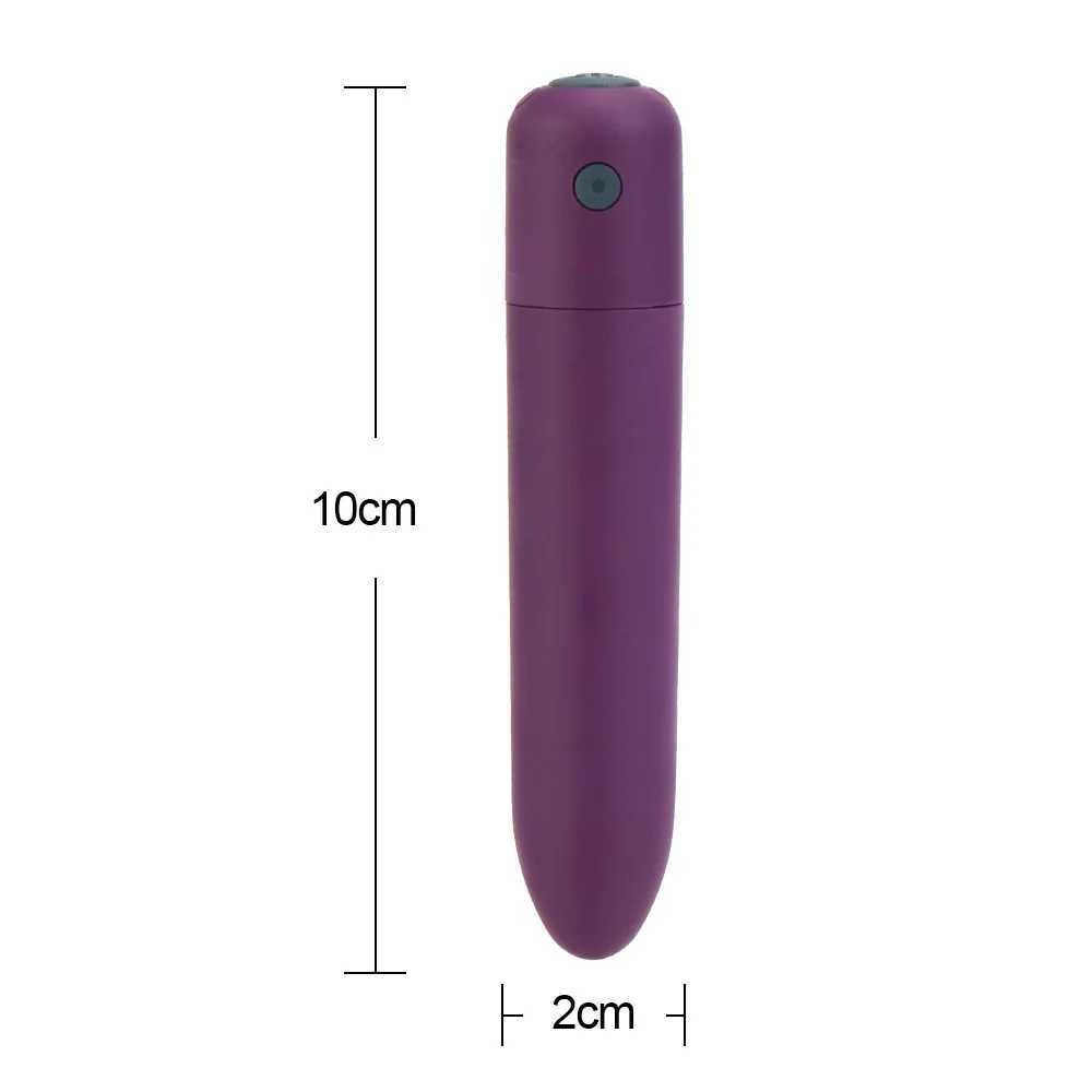 Strong Vibration Sex Toys for Women Dildo Vibrator 10 Speeds Powerful Mini Bullet Vibrator Clitoris Stimulator G-spot Massager W250117