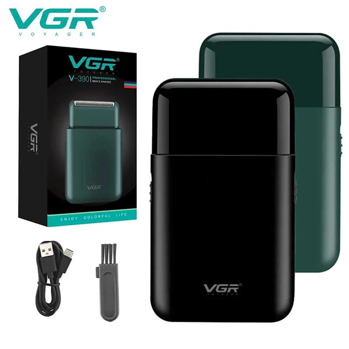 VGR Shaver Professional Razor Reciprocating Beard Trimmer Portable Shaver Electric Razor Cordless Shaving Mane for Men V-390W250117