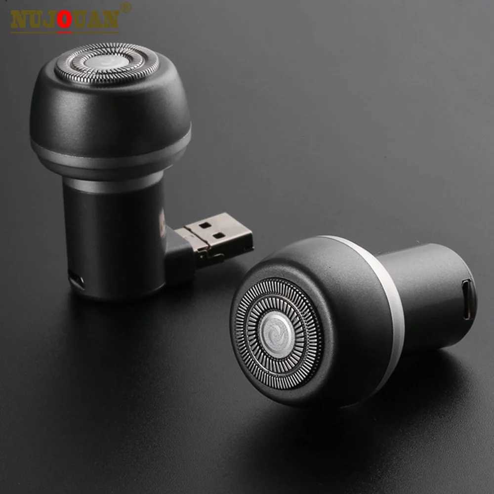 Electric Shaver Mini USB Mobile Phone Shaver Portable Mens Beard Trimmer Business Travel Wet And Dry Dual Razor Shaving MoreW250117