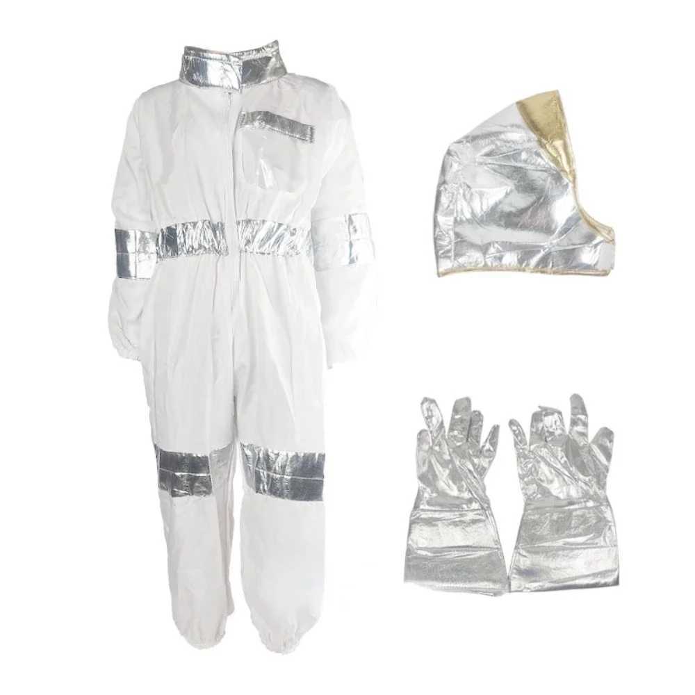 Children Astronaut Spaceman Space Suit Cosplay Costume Boys Girls Performing Props Halloween Party Dress Up Birthday Gift W250117